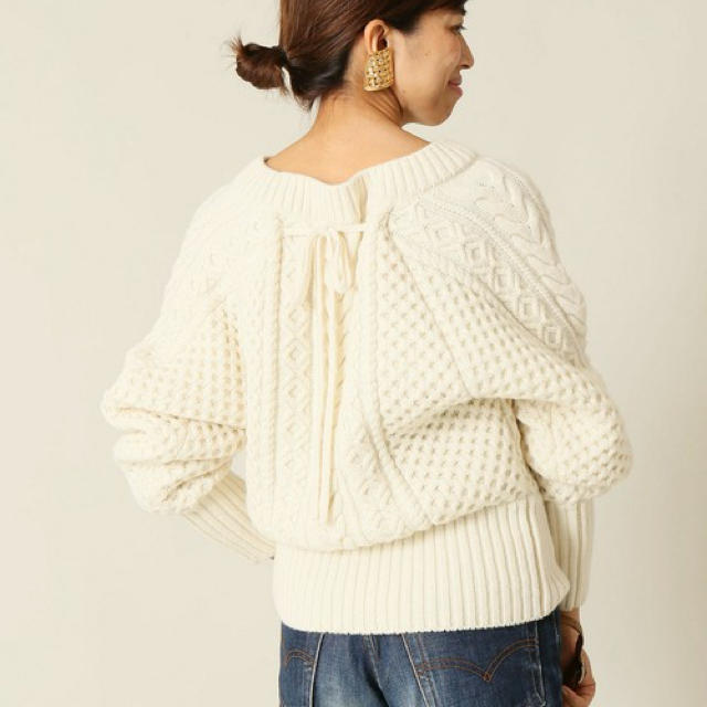 新品未使用 IENA LA BOUCLE ホワイト ニット