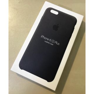 アップル(Apple)の新品 iPhone 6s Plus レザーケース 本革 ブラック iphone6(iPhoneケース)