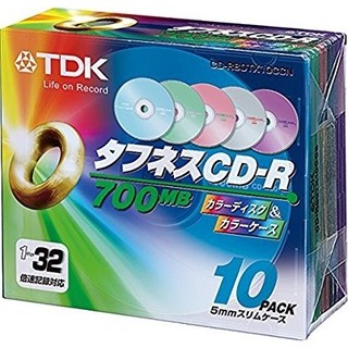 TDK データ用CD-R 700MB 10枚パック CD-R80TX10CCN(その他)