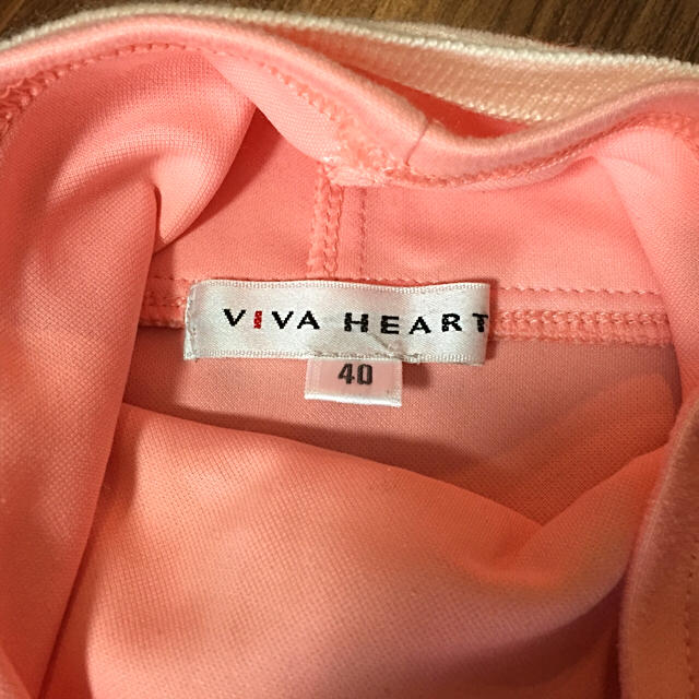 VIVA HEART(ビバハート)のviva heart タートル 長袖 ハート×ピンク スポーツ/アウトドアのゴルフ(ウエア)の商品写真