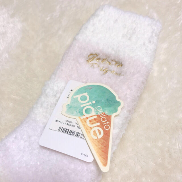 gelato pique(ジェラートピケ)の❤️新品タグ付き❤️ジェラートピケ❤️ルームソックス❤️ レディースのレッグウェア(ソックス)の商品写真