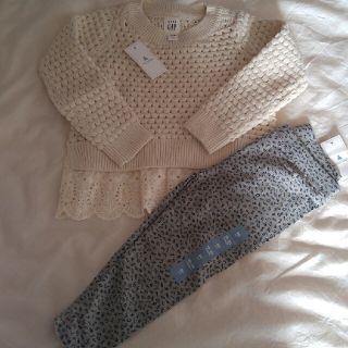 ベビーギャップ(babyGAP)の新品　2セット90(ニット)