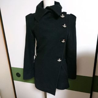 ヴィヴィアンウエストウッド(Vivienne Westwood)のおはぎさま専用*ヴィヴィアンウエストウッド コート 黒(ピーコート)