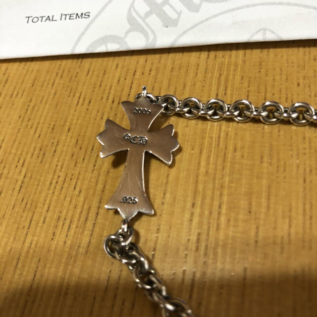 Chrome Hearts(クロムハーツ)のクロムハーツ タイニー CH クロス ブレスレット レディースのアクセサリー(ブレスレット/バングル)の商品写真