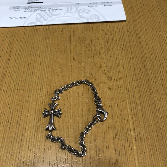 Chrome Hearts(クロムハーツ)のクロムハーツ タイニー CH クロス ブレスレット レディースのアクセサリー(ブレスレット/バングル)の商品写真