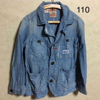 デニムダンガリー(DENIM DUNGAREE)のdenimdungaree  カバーオール デニムジャケット 110(ジャケット/上着)