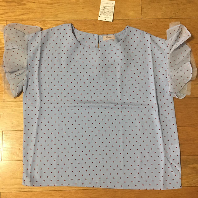 flower(フラワー)の*drop heart blouse* レディースのトップス(シャツ/ブラウス(半袖/袖なし))の商品写真