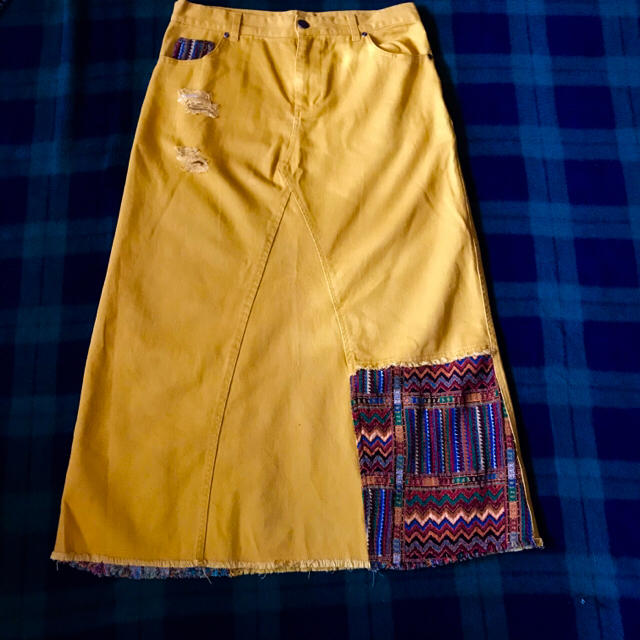 titicaca(チチカカ)のチチカカ デニムロングスカート L レディースのスカート(ロングスカート)の商品写真