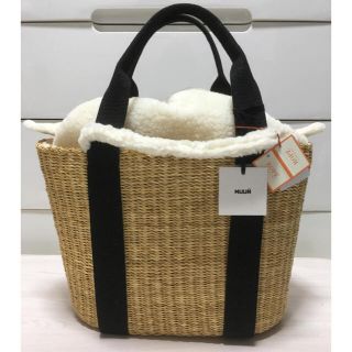 ロペ(ROPE’)の新品タグ付き ROPE ムニュー カゴバッグ 特別おまけ付きセット(かごバッグ/ストローバッグ)