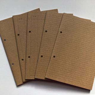 ムジルシリョウヒン(MUJI (無印良品))の無印良品  A5サイズノート5冊セット(ノート/メモ帳/ふせん)