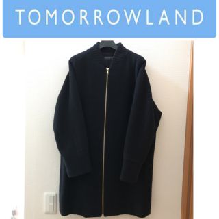 トゥモローランド(TOMORROWLAND)の美品✨  【 MACPHEE  】 ウールコート   ゆったりシルエット(ロングコート)