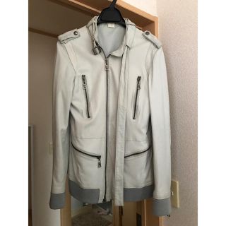 resume ラムレザー ライダース 定価約58000円(ライダースジャケット)