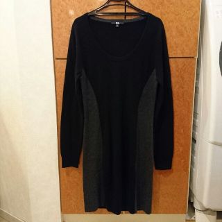 ユニクロ(UNIQLO)のmiu.様専用カシミヤ100%ニットワンピース(ニット/セーター)