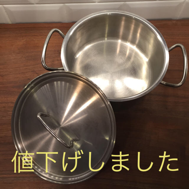 Fissler(フィスラー)のフィスラプロコレクションステンレス鍋20㎝ シチューポット インテリア/住まい/日用品のキッチン/食器(鍋/フライパン)の商品写真