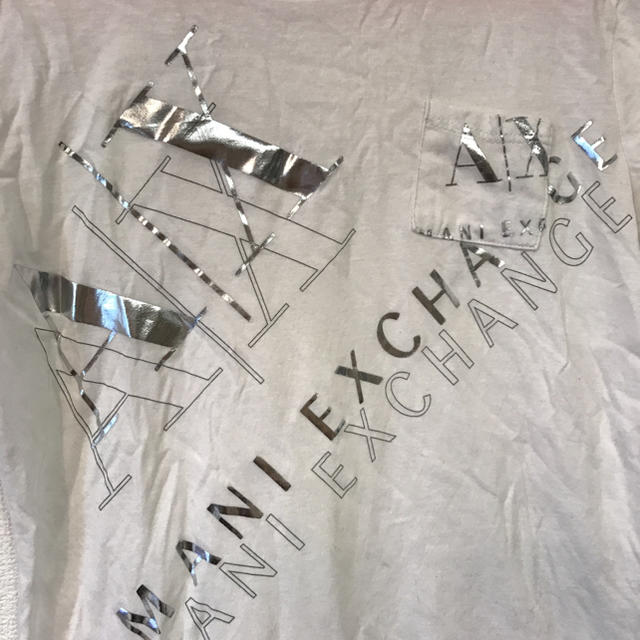 ARMANI EXCHANGE(アルマーニエクスチェンジ)のARMANI EXCHANGE 白Tシャツ レディースのトップス(Tシャツ(半袖/袖なし))の商品写真