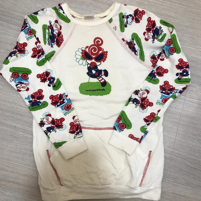 HYSTERIC MINI(ヒステリックミニ)のヒステリックミニ ラグランシャツ140 キッズ/ベビー/マタニティのキッズ服女の子用(90cm~)(Tシャツ/カットソー)の商品写真