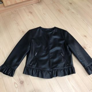 ザラ(ZARA)のライダースフリル ザラ(ライダースジャケット)