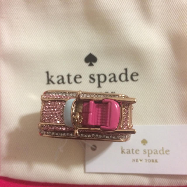 kate spade new york(ケイトスペードニューヨーク)のまーぶる様専用  Kate spade car ring & deco inn  レディースのアクセサリー(リング(指輪))の商品写真