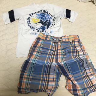 ギャップキッズ(GAP Kids)のギャップキッズ サーフシャツ+パンツ 130(水着)