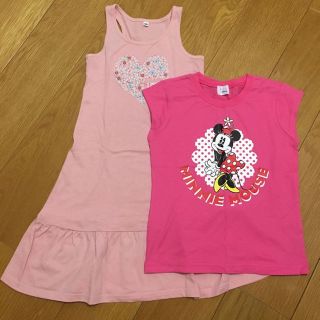 ディズニー(Disney)の130cm ワンピースとＴシャツ  ミニー(その他)