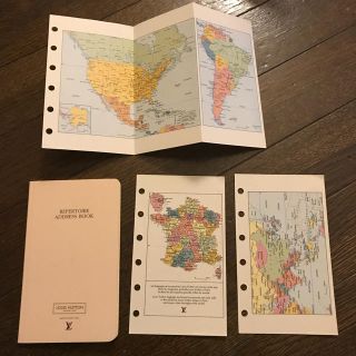 ルイヴィトン(LOUIS VUITTON)の【新品】ルイヴィトン 手帳用 電話帳＆MAP(カレンダー/スケジュール)