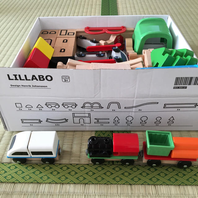 Ikea Ikea Lillabo セット 列車 木製 プラレール も走れますの通販 By Ole イケアならラクマ