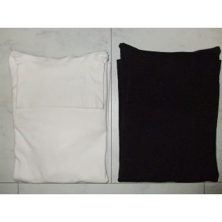 ユニクロ(UNIQLO)のM 白黒 2枚セット ユニクロ メンズ ソフトタッチタートルネックT(Tシャツ/カットソー(七分/長袖))