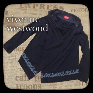 ヴィヴィアンウエストウッド(Vivienne Westwood)のヴィヴィアンチェーンオーブカットソー(カーディガン)