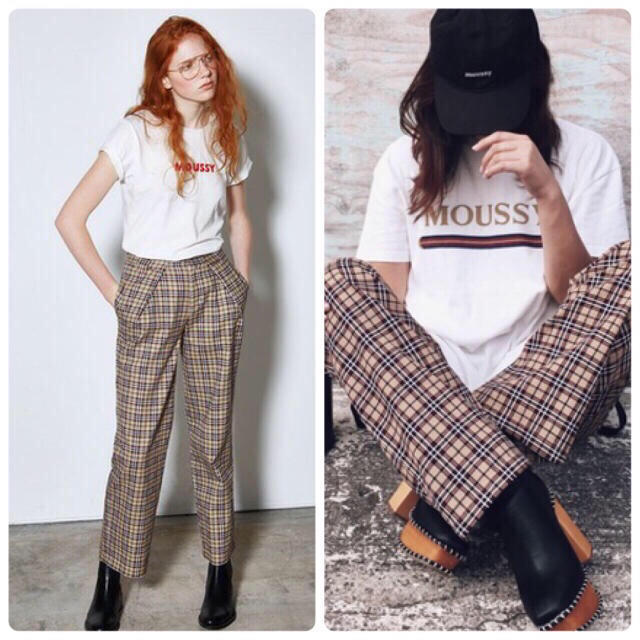 MOUSSY vintage plaid remake pantsチェックパンツ-