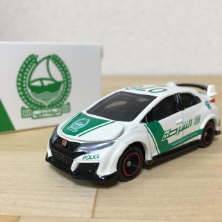 トミー(TOMMY)のトミカ 海外特注 ホンダ CIVIC TYPEＲ二次加工品 ドバイ警察(ミニカー)