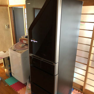 ヒタチ(日立)のHITACHI  日立 冷蔵庫 r-s4200e xt クリスタルブラウン(冷蔵庫)