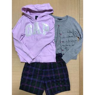 ギャップキッズ(GAP Kids)の150セット GAPパーカー カーディガン UNIQLOパンツ(その他)