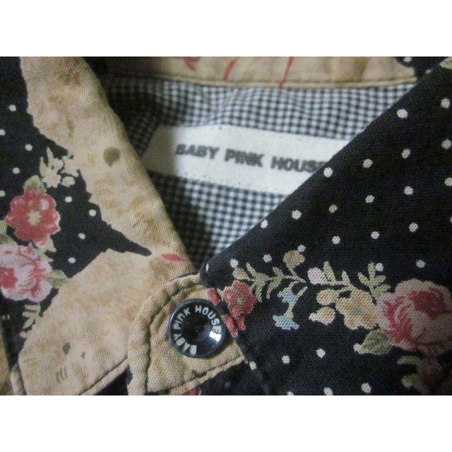 PINK HOUSE(ピンクハウス)のBABY PINK HOUSE ピンクハウス　ブラウス　花柄　パッチワーク　 キッズ/ベビー/マタニティのキッズ服男の子用(90cm~)(ブラウス)の商品写真