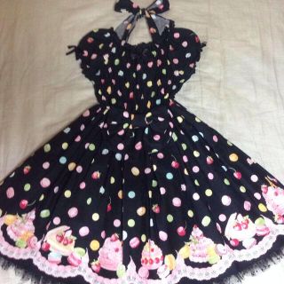 アンジェリックプリティー(Angelic Pretty)の！値下げ！マカロン柄ワンピース(ひざ丈ワンピース)