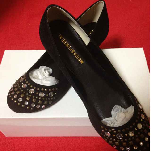 ペタンコ風隠れヒールパンプス レディースの靴/シューズ(ハイヒール/パンプス)の商品写真