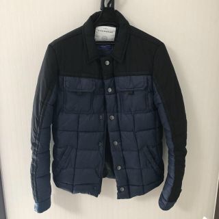 ザラ(ZARA)の★ZARA MAN ジャケット ネイビー (ダウンジャケット)