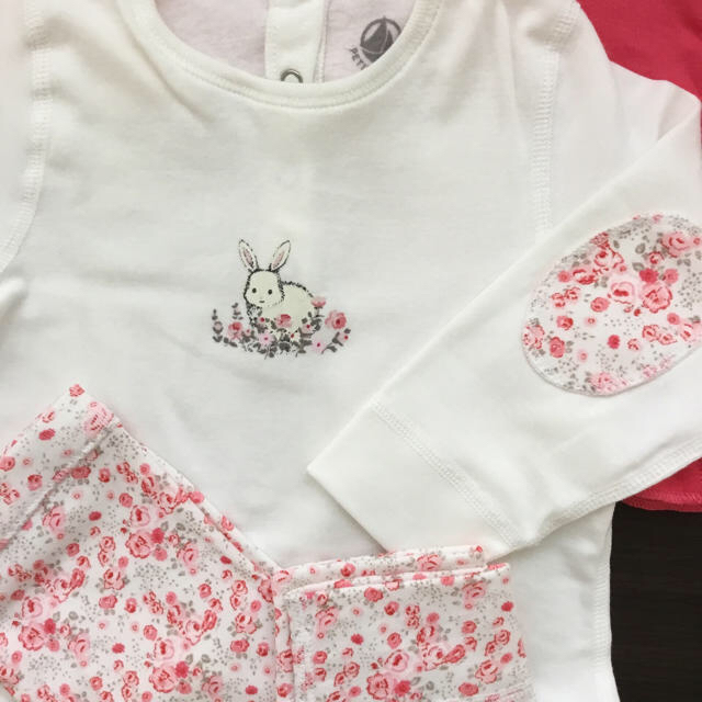 PETIT BATEAU(プチバトー)の82様専用☆12m18m24m キッズ/ベビー/マタニティのベビー服(~85cm)(ロンパース)の商品写真