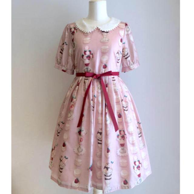 新品Leur Getterトッピングアイス シフォンワンピースミント色