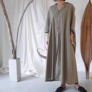 ジョンリンクス(jonnlynx)のargue cotton shirt dress(ロングワンピース/マキシワンピース)