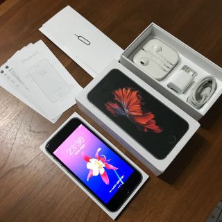 アップル(Apple)の悠太さま専用【美品】iPhone6s 64GB SIMフリー, 新品バッテリー(スマートフォン本体)