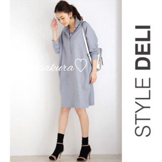 スタイルデリ(STYLE DELI)の美品♡スタイルデリ ゆったりシャツワンピース♡(ひざ丈ワンピース)