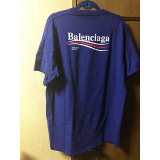 バレンシアガ(Balenciaga)のあいうえ様専用 バレンシアガ キャンペーンロゴ Tシャツ ブルー(Tシャツ/カットソー(半袖/袖なし))