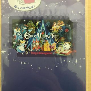 ディズニー(Disney)のICカードステッカー onece upon a time(名刺入れ/定期入れ)