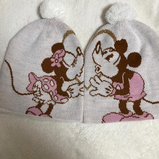 ディズニー(Disney)のニット帽 ミッキーミニーペア(ニット帽/ビーニー)