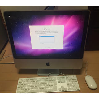 マック(Mac (Apple))のiMac Mid 2007 MA876J/A HDD/メモリ増設済(デスクトップ型PC)