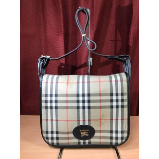 バーバリー(BURBERRY)の大人気 バーバリー Burberry チェック レザー ショルダーバッグ(ショルダーバッグ)