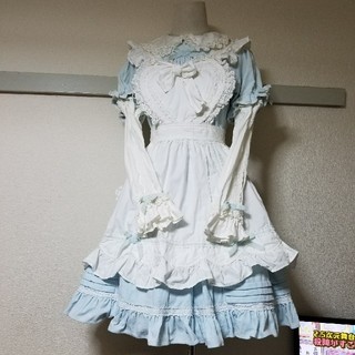 アンジェリックプリティー(Angelic Pretty)の◆angelic pretty ◆ エプロンドレス(ひざ丈ワンピース)