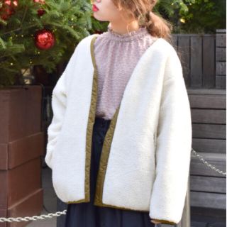 ダブルクローゼット(w closet)の 夢猫様専用 w closet リバーシブルボアブルゾン(ムートンコート)