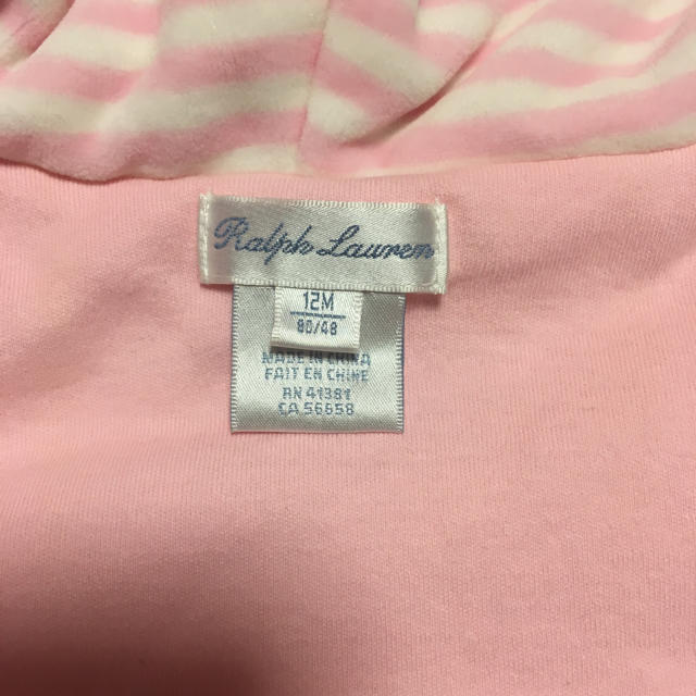 Ralph Lauren(ラルフローレン)の専用 ラルフローレン ポンチョ アウター 女の子 美品 キッズ/ベビー/マタニティのベビー服(~85cm)(ジャケット/コート)の商品写真