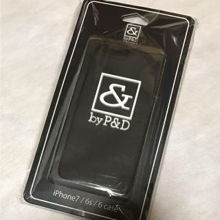 アンドバイピーアンドディー(&byP&D)の&by P&D iPhone6/6s/7ケース  ☆ブラック(iPhoneケース)